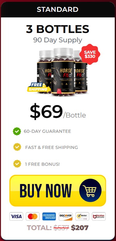 HorseFil 3 Bottle Price